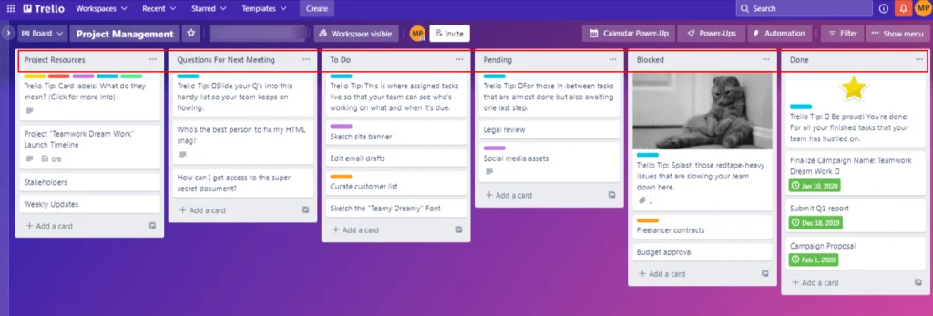 Reasons why Trello makes project management easier