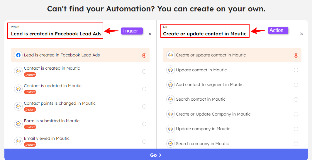 Create Automation