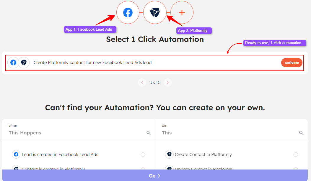 Facebook Platform.ly Automation