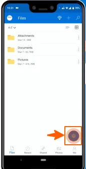 Scan your documents using OneDrive