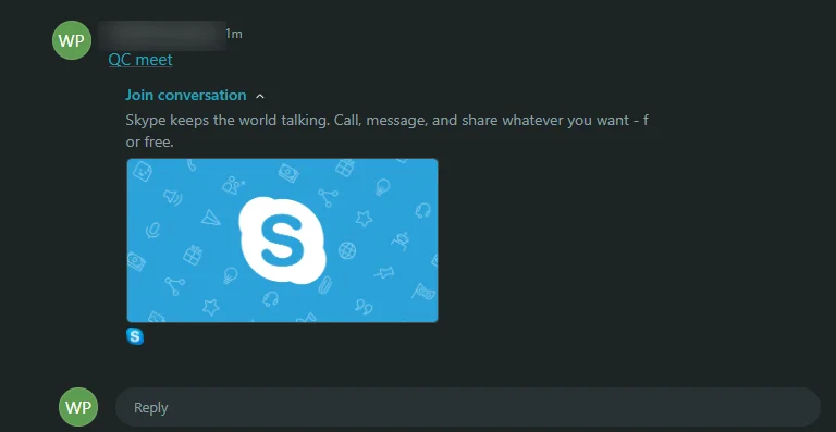 How to video call using Skype in Twist