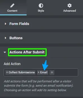 Setting fields in Actions After Submit inside Elementor Forms