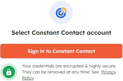 Connect your Constant Contact account with Integrately
