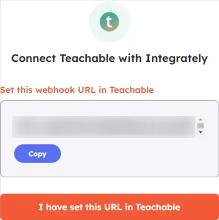 Securely connect Teachable account with Integrately