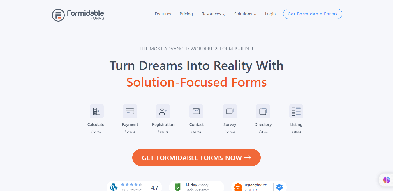 Formidable Forms Login