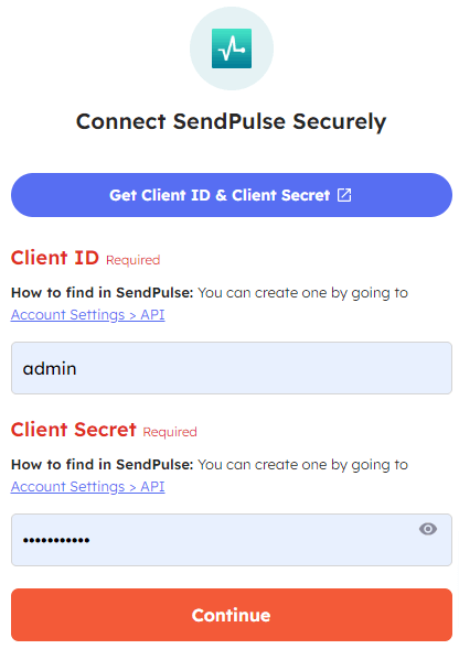 SendPulse login