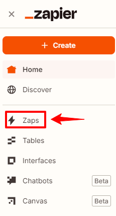 How to navigate Zaps on Zapier's dashboard