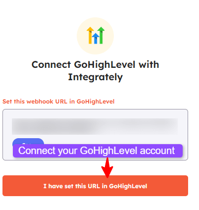 Set URL in GoHighLevel