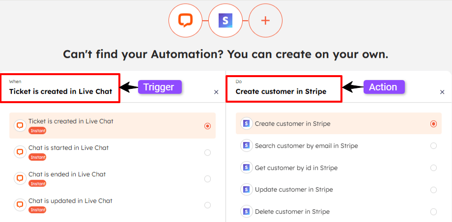 Build your automation 