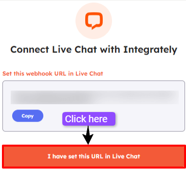 Connect Livechat securely with Integrately